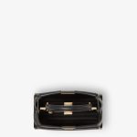 FENDI Peekaboo Mini Black leather bag - Image 4